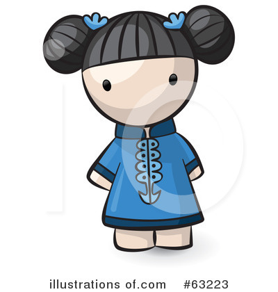 Girl Clipart #63223 by Leo Blanchette