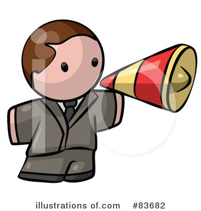 Megaphone Clipart #83682 by Leo Blanchette