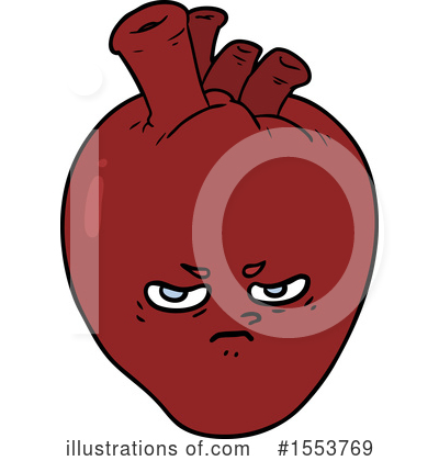 Royalty-Free (RF) Human Heart Clipart Illustration by lineartestpilot - Stock Sample #1553769