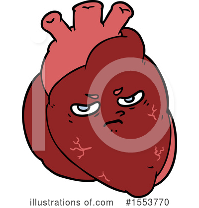 Royalty-Free (RF) Human Heart Clipart Illustration by lineartestpilot - Stock Sample #1553770
