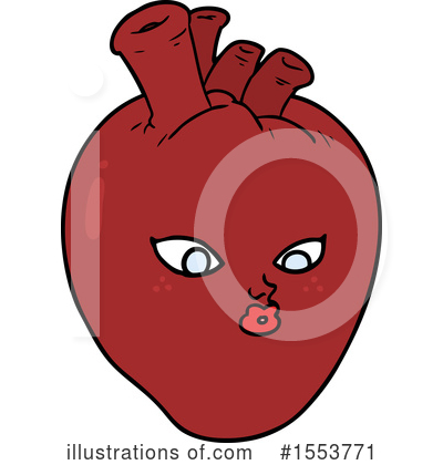 Royalty-Free (RF) Human Heart Clipart Illustration by lineartestpilot - Stock Sample #1553771