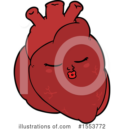 Royalty-Free (RF) Human Heart Clipart Illustration by lineartestpilot - Stock Sample #1553772