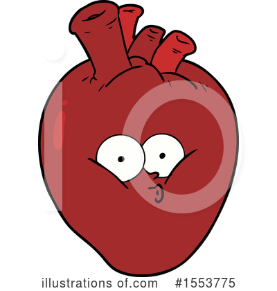 Royalty-Free (RF) Human Heart Clipart Illustration by lineartestpilot - Stock Sample #1553775