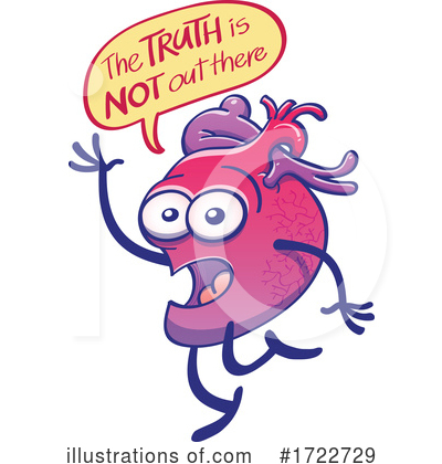 Human Heart Clipart #1722729 by Zooco