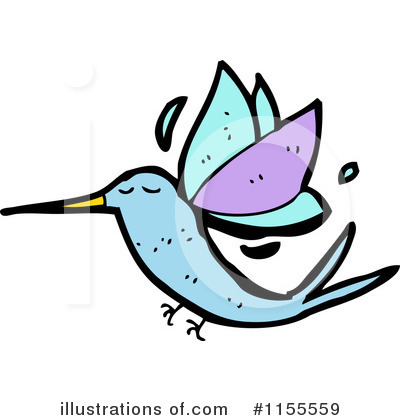 Royalty-Free (RF) Hummingbird Clipart Illustration by lineartestpilot - Stock Sample #1155559