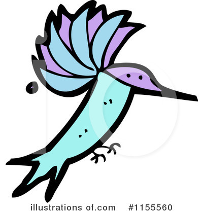 Royalty-Free (RF) Hummingbird Clipart Illustration by lineartestpilot - Stock Sample #1155560