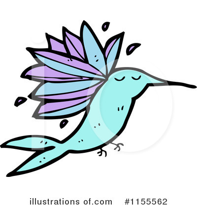 Royalty-Free (RF) Hummingbird Clipart Illustration by lineartestpilot - Stock Sample #1155562