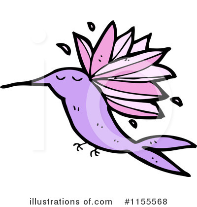 Royalty-Free (RF) Hummingbird Clipart Illustration by lineartestpilot - Stock Sample #1155568