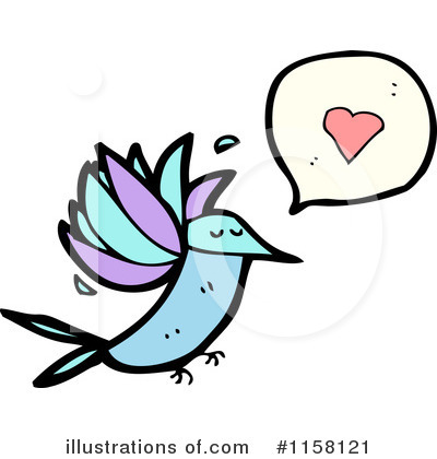 Royalty-Free (RF) Hummingbird Clipart Illustration by lineartestpilot - Stock Sample #1158121