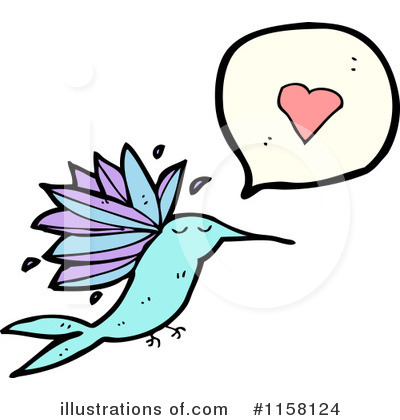Royalty-Free (RF) Hummingbird Clipart Illustration by lineartestpilot - Stock Sample #1158124