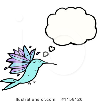 Royalty-Free (RF) Hummingbird Clipart Illustration by lineartestpilot - Stock Sample #1158126