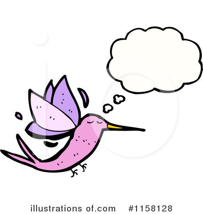 Royalty-Free (RF) Hummingbird Clipart Illustration by lineartestpilot - Stock Sample #1158128