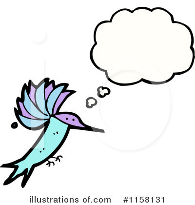 Royalty-Free (RF) Hummingbird Clipart Illustration by lineartestpilot - Stock Sample #1158131
