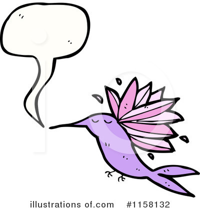 Royalty-Free (RF) Hummingbird Clipart Illustration by lineartestpilot - Stock Sample #1158132