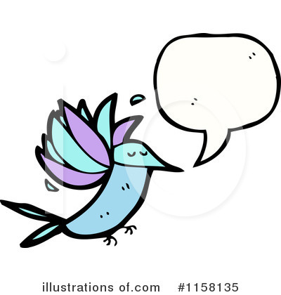 Royalty-Free (RF) Hummingbird Clipart Illustration by lineartestpilot - Stock Sample #1158135
