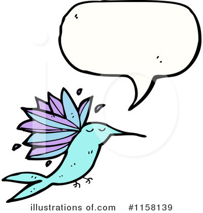 Royalty-Free (RF) Hummingbird Clipart Illustration by lineartestpilot - Stock Sample #1158139