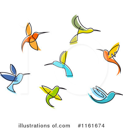 Royalty-Free (RF) Hummingbird Clipart Illustration by Vector Tradition SM - Stock Sample #1161674