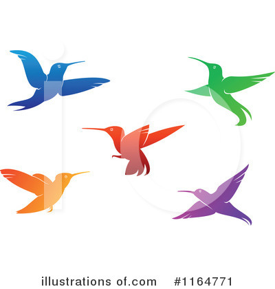 Royalty-Free (RF) Hummingbird Clipart Illustration by Vector Tradition SM - Stock Sample #1164771