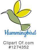Hummingbird Clipart #1274352 by Vector Tradition SM