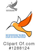 Hummingbird Clipart #1288124 by Vector Tradition SM
