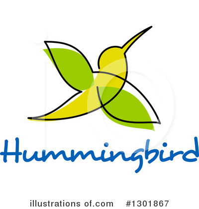 Royalty-Free (RF) Hummingbird Clipart Illustration by Vector Tradition SM - Stock Sample #1301867
