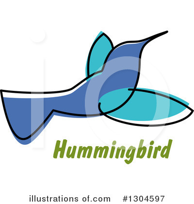 Royalty-Free (RF) Hummingbird Clipart Illustration by Vector Tradition SM - Stock Sample #1304597