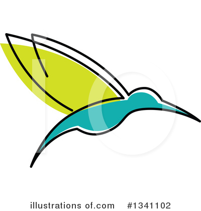 Royalty-Free (RF) Hummingbird Clipart Illustration by Vector Tradition SM - Stock Sample #1341102