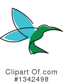 Hummingbird Clipart #1342498 by Vector Tradition SM