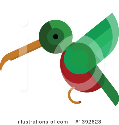 Royalty-Free (RF) Hummingbird Clipart Illustration by Vector Tradition SM - Stock Sample #1392823