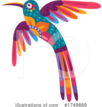 Royalty-Free (RF) Hummingbird Clipart Illustration by Vector Tradition SM - Stock Sample #1749669