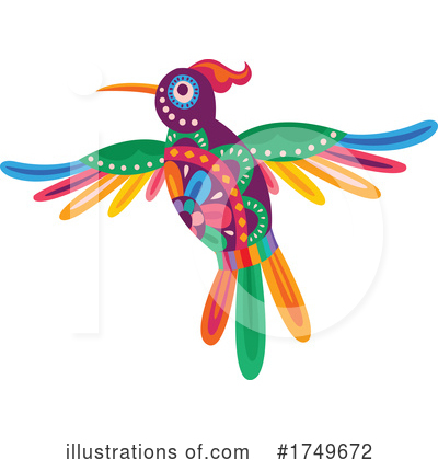 Royalty-Free (RF) Hummingbird Clipart Illustration by Vector Tradition SM - Stock Sample #1749672