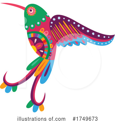 Royalty-Free (RF) Hummingbird Clipart Illustration by Vector Tradition SM - Stock Sample #1749673