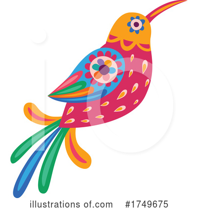Royalty-Free (RF) Hummingbird Clipart Illustration by Vector Tradition SM - Stock Sample #1749675