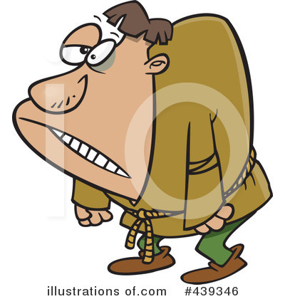 Royalty-Free (RF) Hunchback Clipart Illustration by toonaday - Stock Sample #439346