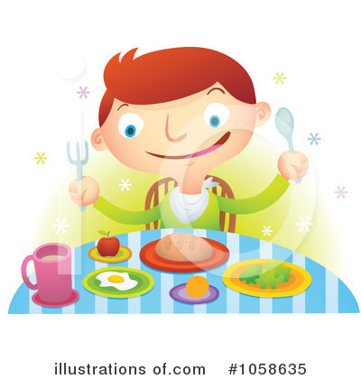 Royalty-Free (RF) Hungry Clipart Illustration by Qiun - Stock Sample #1058635