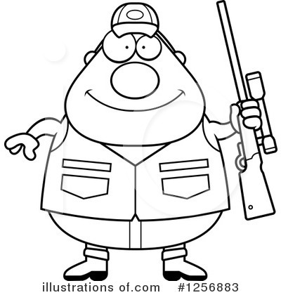 Royalty-Free (RF) Hunter Clipart Illustration by Cory Thoman - Stock Sample #1256883