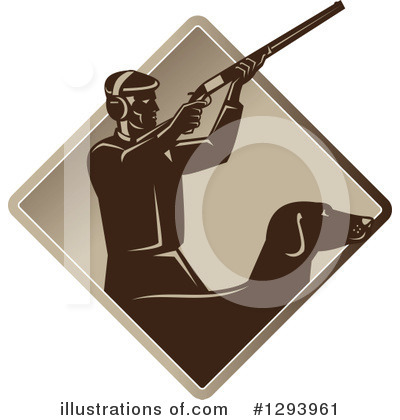 Royalty-Free (RF) Hunter Clipart Illustration by patrimonio - Stock Sample #1293961