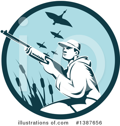 Duck Hunt Clipart #1387656 by patrimonio