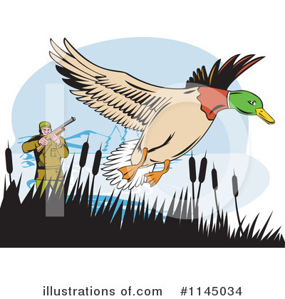 Duck Hunt Clipart #216354 - Illustration by patrimonio