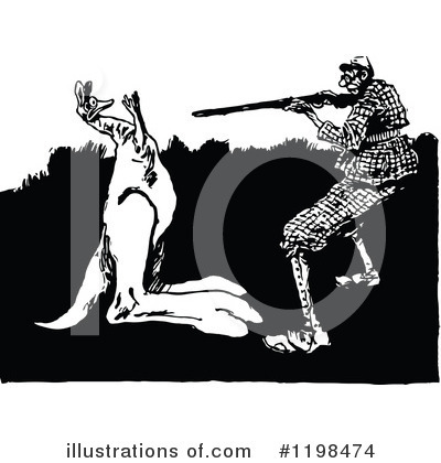 Royalty-Free (RF) Hunting Clipart Illustration by Prawny Vintage - Stock Sample #1198474