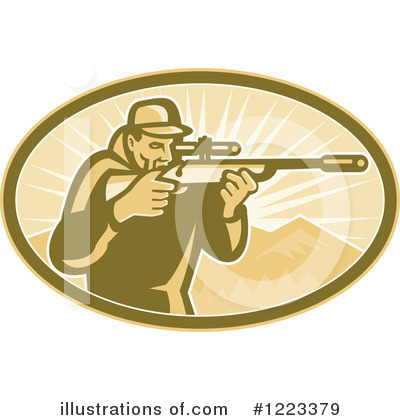 Royalty-Free (RF) Hunting Clipart Illustration by patrimonio - Stock Sample #1223379