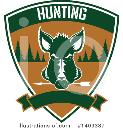 Royalty-Free (RF) Hunting Clipart Illustration by Vector Tradition SM - Stock Sample #1409387