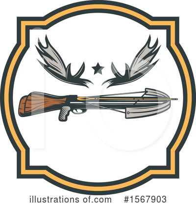 Crossbow Clipart #1567903 by Vector Tradition SM