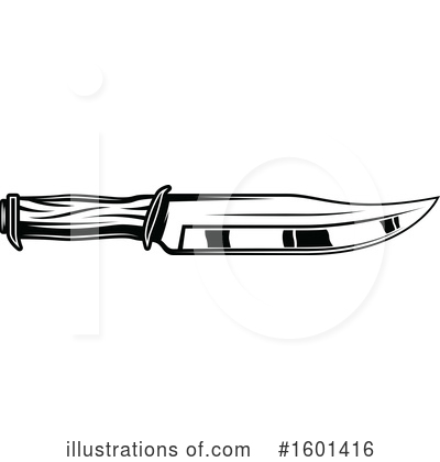 Knife Clipart #1601416 by Vector Tradition SM