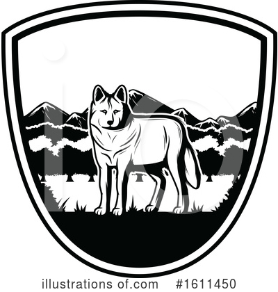 Coyote Clipart #1611450 by Vector Tradition SM