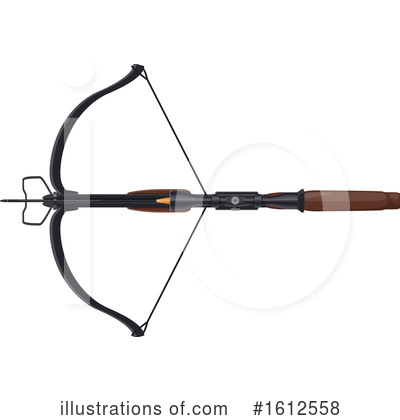 Crossbow Clipart #1612558 by Vector Tradition SM