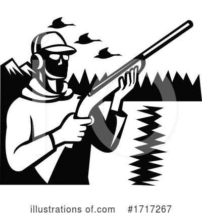 Royalty-Free (RF) Hunting Clipart Illustration by patrimonio - Stock Sample #1717267