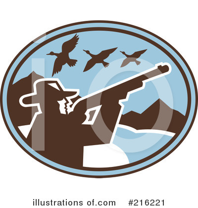 Royalty-Free (RF) Hunting Clipart Illustration by patrimonio - Stock Sample #216221