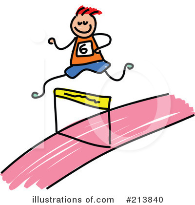 Royalty-Free (RF) Hurdle Clipart Illustration by Prawny - Stock Sample #213840