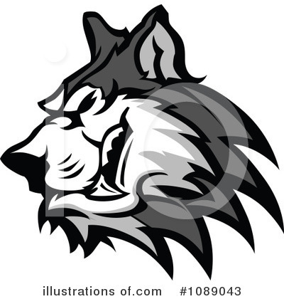 Royalty-Free (RF) Husky Clipart Illustration by Chromaco - Stock Sample #1089043